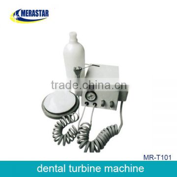 MR-T101 Portable Dental Air Turbine Unit Work with Compressor Handpiece Adapter 4 Hole