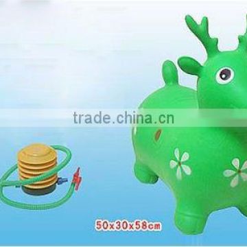 All kinds of inflatable deer with pump(inflatable jumping animal,animal toys,jumping animal)