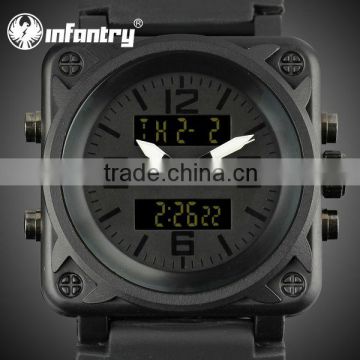INFANTRY Men's Digital Analog Chronograph Military Sport Wrist Watch