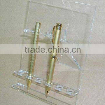 Super quality classical acrylic stationery display holder rack