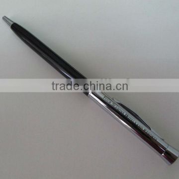 Hot Sell Hotel Use Metal Ball pen with customized logo