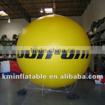 Yellow promotional balloon