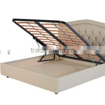 modern leather soft head bed