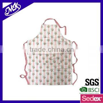 Promotion women patterned printed lady apron