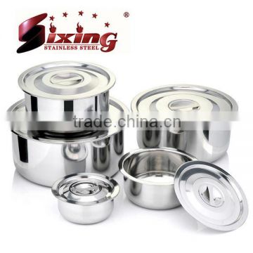 Thai Style 10pcs Stainless Steel Stockpot Set/Cookware Set