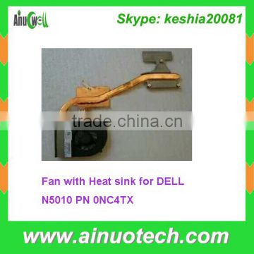 laptop internal CPU Fan for DELL N5010 laptop cooler Heat sink PN 0NC4TX laptop fan