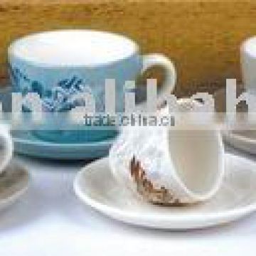 ceramic coffee cup &saucer