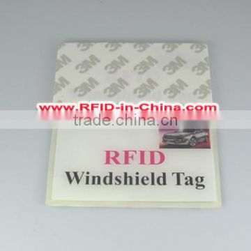 Hot Selling RFID Car Windshield Tag for Large Parking Area
