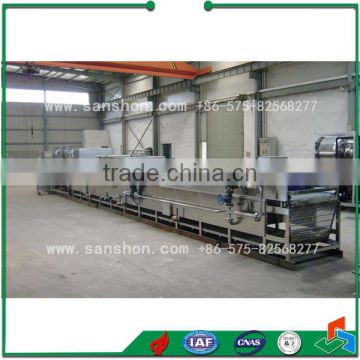 China Spray Type Blanching Equipment For Pickled Cabbage Sterilizing