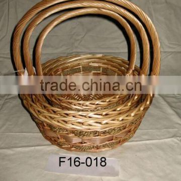 hand woven willow basket