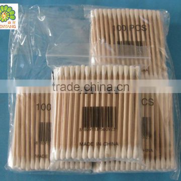 big travel wood plastic paper stick ear cleaning cotton buds