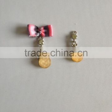 Silver alloy wholesale jewellery pendant,big gemstone charm pendants for girls