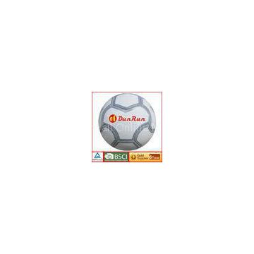 Durable 5# Boy Leather training Soccer Ball / Hand stitched youth football