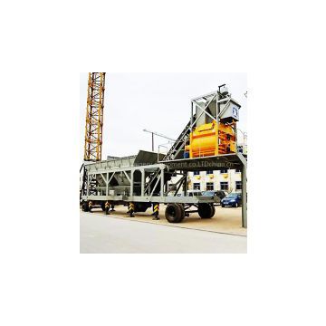 Mobile concrete batching plant yhzs50 for sale