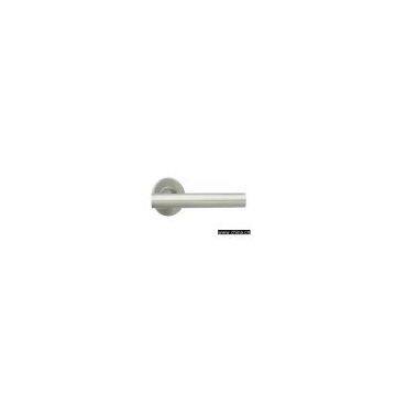 stainless steel handle( door handle,door lock,stainless steel handle,handle on rosette)