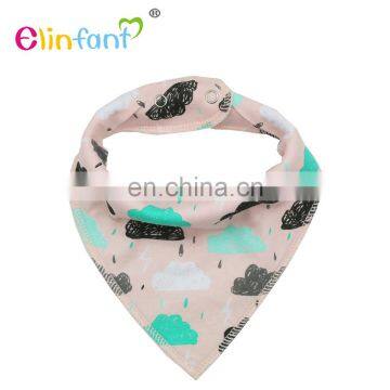 Elinfant hot sale 100% cotton baby bib knitted cotton baby bibs