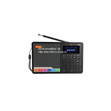 GTMEDIA D1 DAB+/FM Portable Digital Radio Player with 1.8 Inch TFT-LCD Color Display Bluetooth AUX