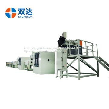 The silicone tuber/Three composite silicone tube production line