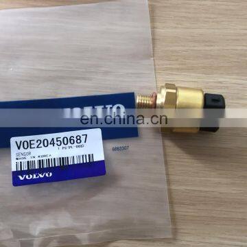 Excavator EC210B EC240B EC290B Electrical parts Pressure Sensor 20450687 VOE20450687