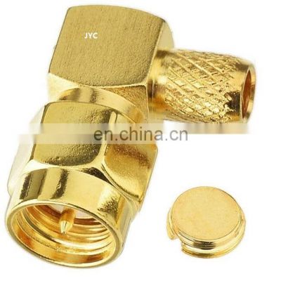 Male 90 degrees right angle to sma for rg174 cable connector sma rf connectors plug sma