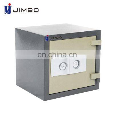 JIMBO Promotion metal money locker key safe lock box home hotel office security fire safe box with shelf