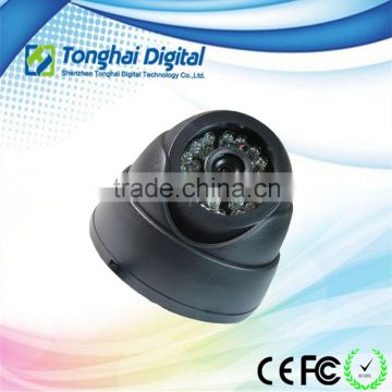 Black Dome with Built-in CMOS Board ROHS CCTV Camera