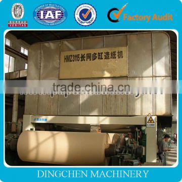 Professional 2880mm Capacity 50tpd Semi-automatic Kraft Paper Machine Production Line