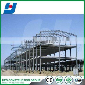 Made In China Galvanized Prefabricated Building - Industrial Building - Prefab Steel Structure