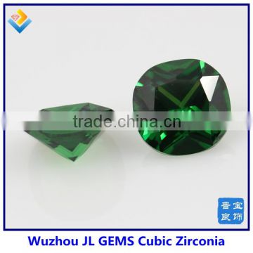 Hot sales high quality artificial synthetic cubic zirconia green cz