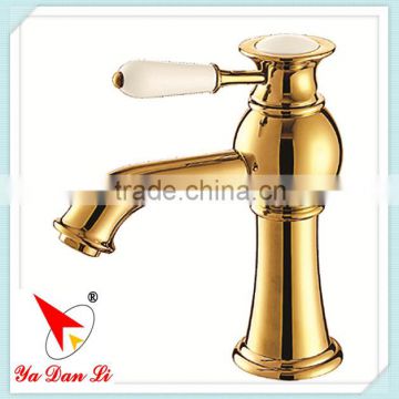 gold brass faucet W1035M