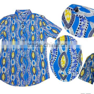 fashion african latest mens t shirt design 2016 ghana kente wax fabric man shirts for business