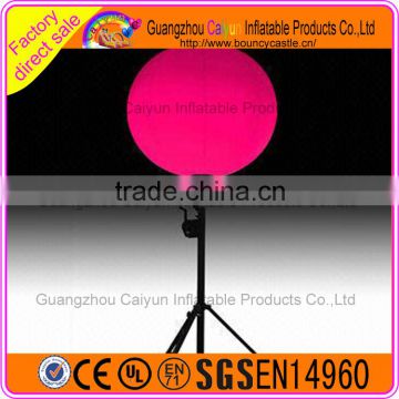 Custom inflatable led balloon/inflatable stand light balloon/tripod ball