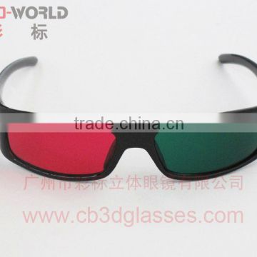 2012 hotsale promotional green magenta 3d glasses