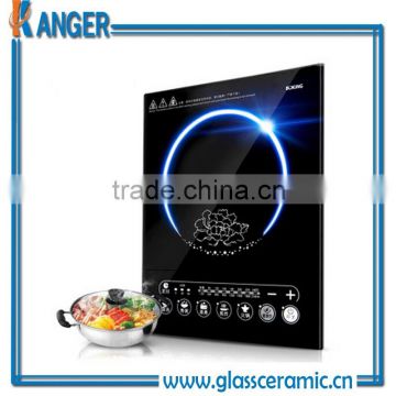 Induction Cooker Top Fritted Glass In Black Color