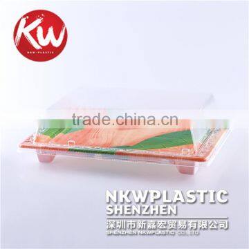 KW-0002 Whole Disposable Frozen Food Sushi Container Packaging Box