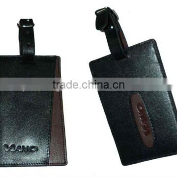 PU leather baggage tag for travelling