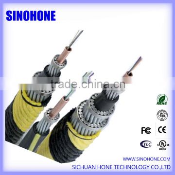 repeater less submarine heavy steel wire armor optic cable