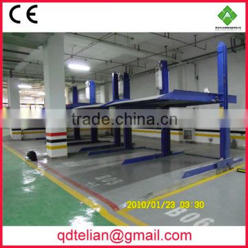 two floor steel structure vehicle garage for car parking