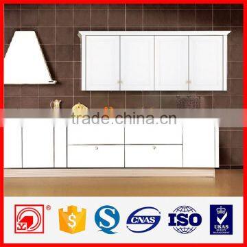 CE SGS ISO9001 approved credible PVC coatdPlywood kitchen cabinet door