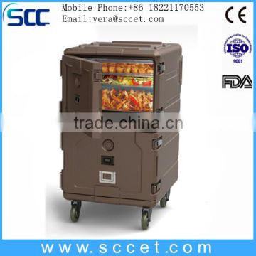 HOT SALE!!! 300L mobile food cart with wheels,mobile food warmer carts