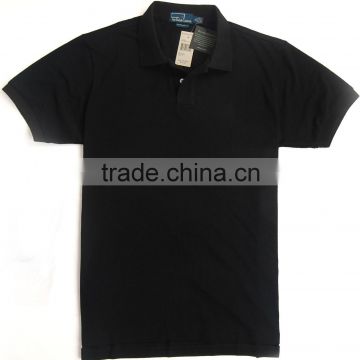 Plain black stylish fashionable polo t-shirts for men