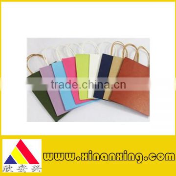 colorful art paper bag for packing or shopping