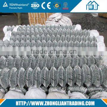 Galvanised used chain link fence for sale