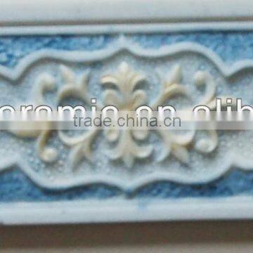 glazed ceramic border