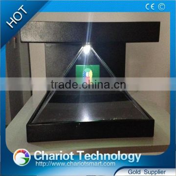 Hot!Christmas outdoor 3D holographic projection showcase, display box, pyramid.