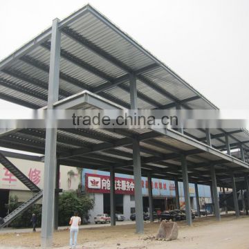 Two-story commercial steel structure construction house