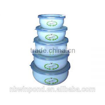 cheapest price enamelware bowl set,enamel kitchenware wholesale