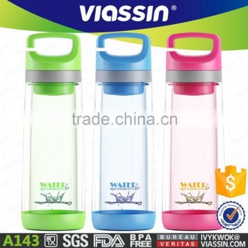 A143 new design 360ml heat protection plastic sport bottle mega shantou shuanghuan viassin bpa free water bottle