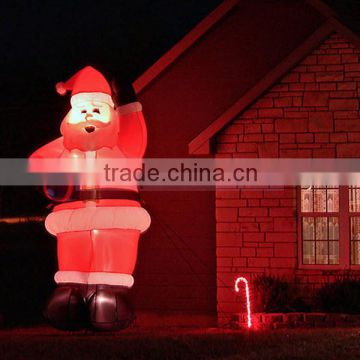 Perfect customized inflatable homer santa