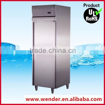 500L single doors upright commercial stainless steel medical refrigerator